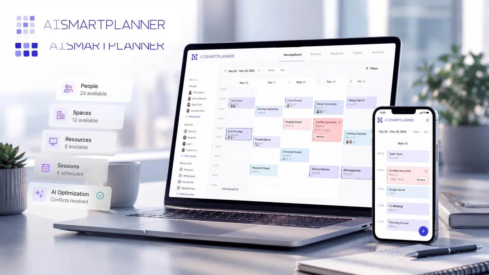Immagine generata con IA: AISmartPlanner